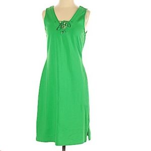 LRL Ralph Lauren Cotton Knit Green 100% Cotton Sle